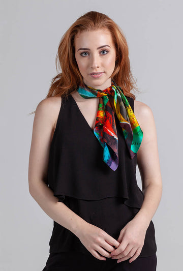 Lila and Me The Vineyard silk scarves.